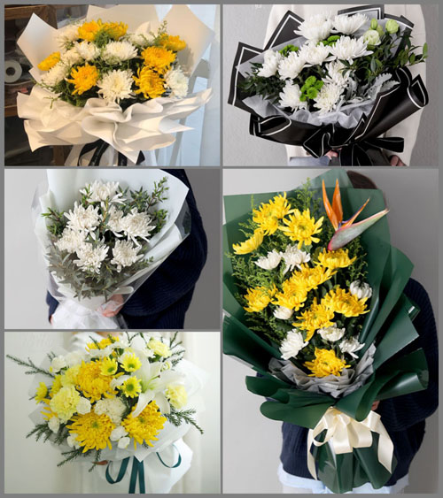 重庆铜梁区永嘉镇白事花束代送
